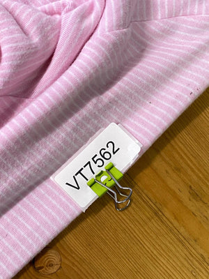 Lauren Ralph Lauren Petite Pink Striped Cotton Top with Shoulder Buttons