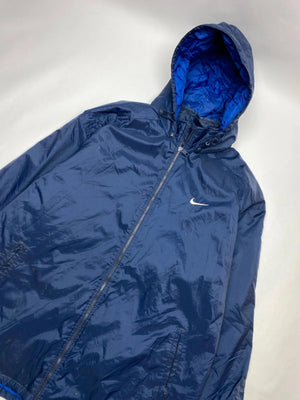 Nike Navy Blue Puffer Windbreaker Jacket