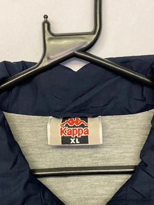 Kappa Men's Windbreaker Jacket XL Navy and Grey