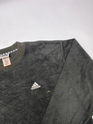 Adidas Vintage Black Fleece Sweatshirt (Men’s L)