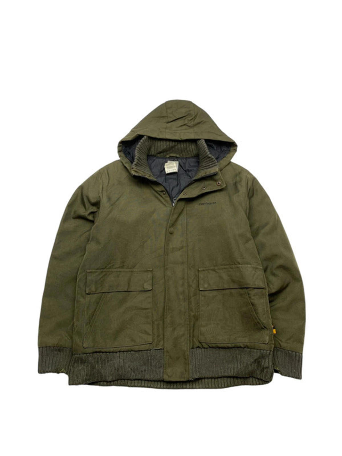 Olive Green Carhartt Workwear Jacket Men's Large