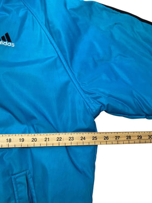 Vintage 90s Blue-Grey Adidas Reverse Jacket Men's XL