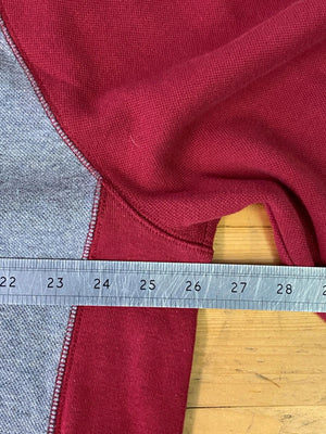 Tommy Hilfiger Red & Grey Raglan Crewneck Sweatshirt