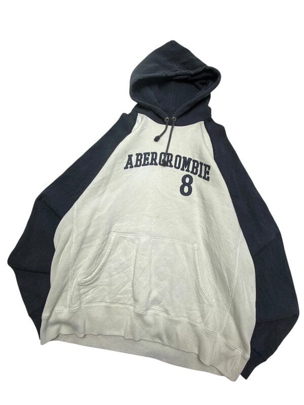Cream Abercrombie & Fitch Hoodie Men's XL Northern Pole Vintage Wholesale 