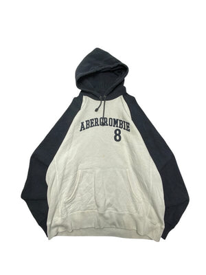 Cream Abercrombie & Fitch Hoodie Men's XL Northern Pole Vintage Wholesale 