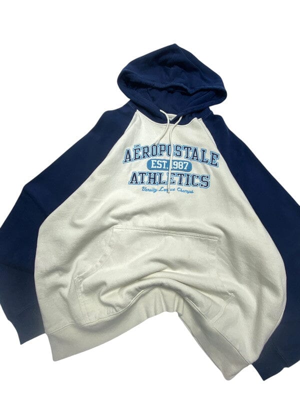 Cream Aeropostale Logo Hoodie Men's XL Northern Pole Vintage Wholesale 