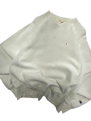 Cream Champion Sweatshirt Men's Small Northern Pole Vintage Wholesale 