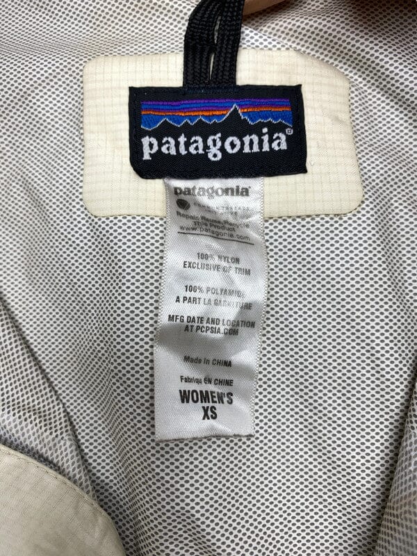 Cream Patagonia Windbreaker Women's XS Northern Pole Vintage Wholesale 