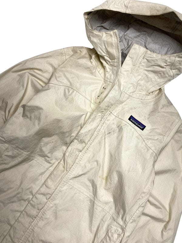 Cream Patagonia Windbreaker Women's XS Northern Pole Vintage Wholesale 
