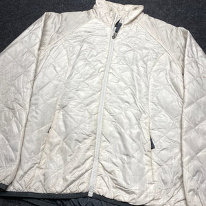 Cream The North Face Puffer Jacket Women's Small Northern Pole Vintage Wholesale 