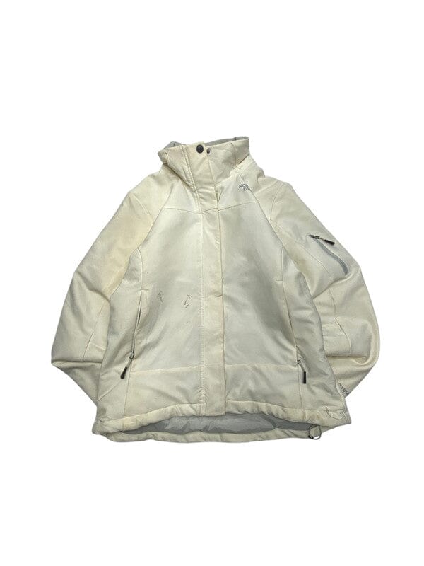 Cream The North Face Windbreaker Women's Medium Northern Pole Vintage Wholesale 