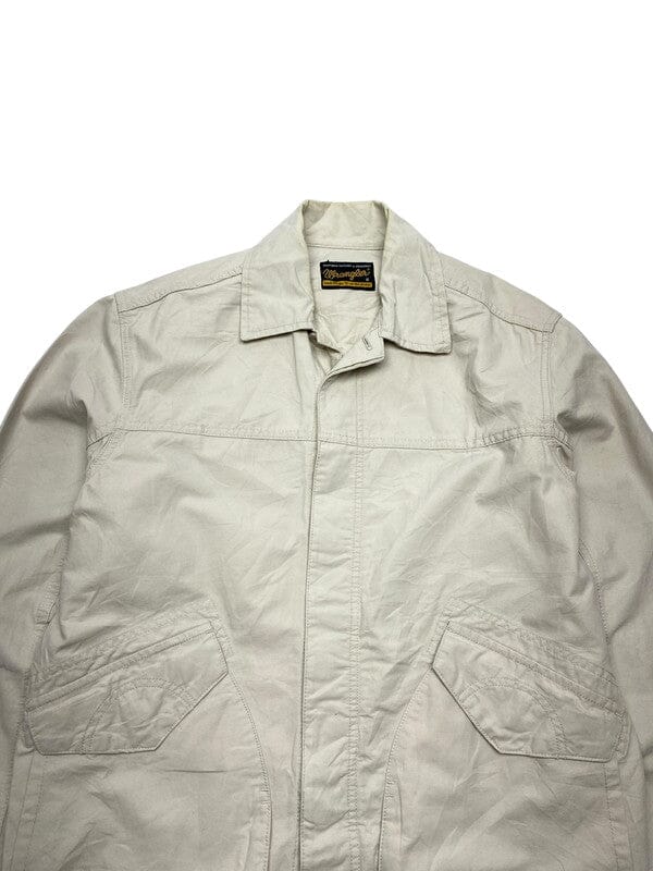 Cream Wrangler Workwear Jacket Men's Small Northern Pole Vintage Wholesale 