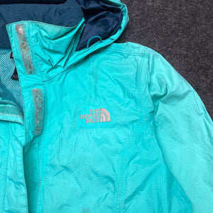 Cyan The North Face Windbreaker Women's Small Northern Pole Vintage Wholesale 