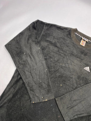 Adidas Vintage Black Fleece Sweatshirt (Men’s L)