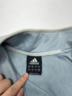 Adidas Vintage 1/4 Mock Neck Training Top – Light Blue