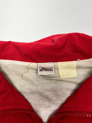 ASICS Vintage Red & White Windbreaker Jacket (Men’s L)