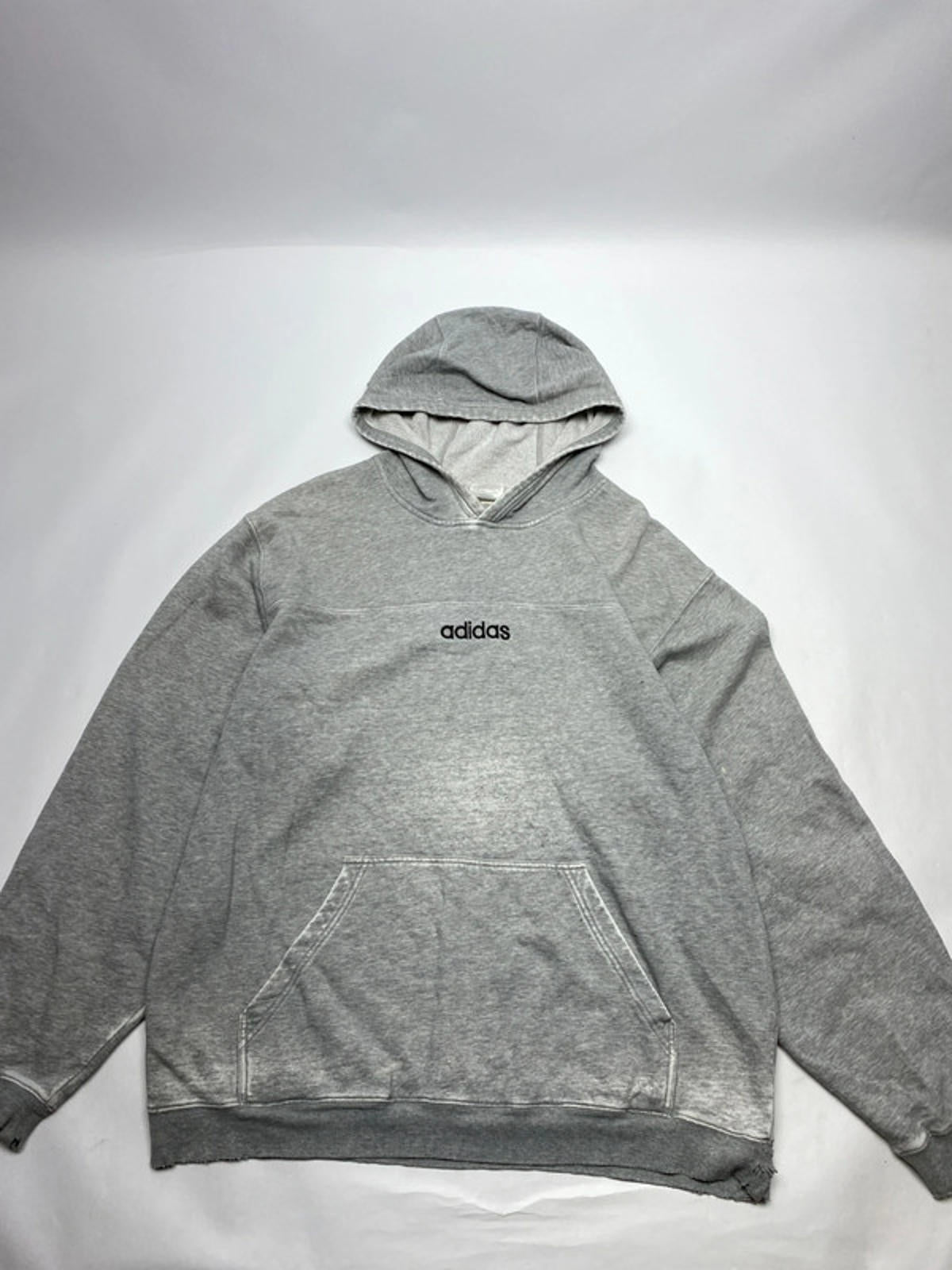 Adidas Grey Essential Hoodie (Men’s L)
