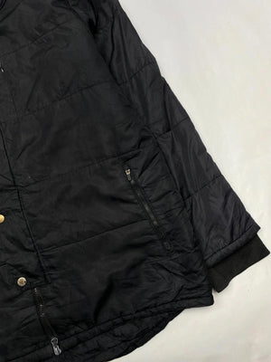 Umbro Black Puffer Parka Jacket with Hood