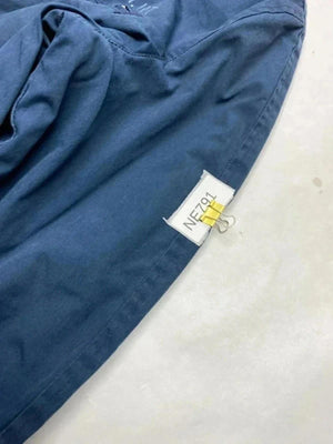 Vintage Blue Utility Workwear Jacket Zip Up