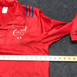 Red Adidas 1/4 Zip-up Sport Jersey Men's Medium