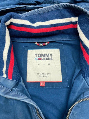 🧥 Tommy Jeans Hooded Jacket – Blue (Size XL)