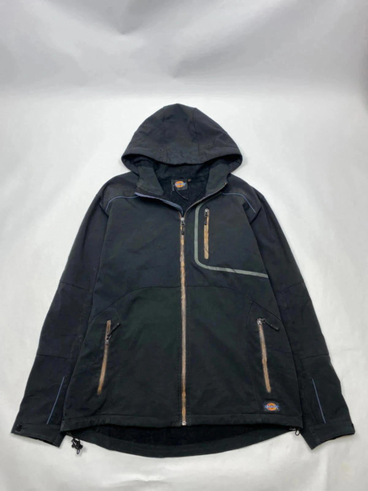 Dickies Men's Black Utility Jacket with Hood