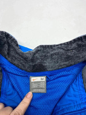 Nike Blue Windbreaker Jacket – Size M – Lightweight Sport Shell
