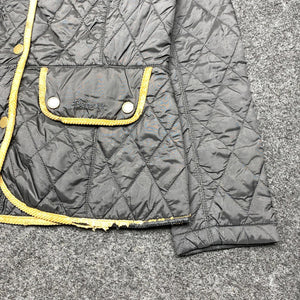 Black Barbour Quilted Jacket Women's Small