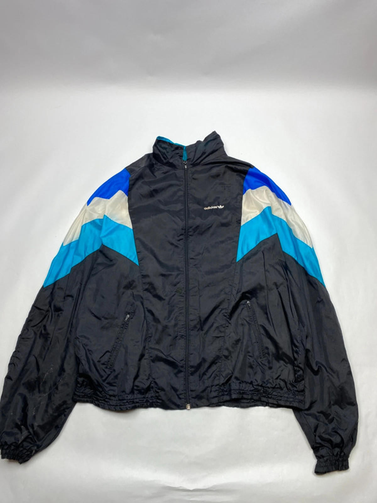 Vintage Adidas Originals Black Windbreaker Jacket
