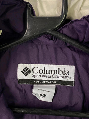 Columbia Women’s Winter Jacket – Purple/White, Size M