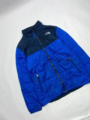 The North Face Blue & Black Puffer Jacket