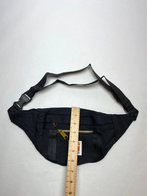 Carhartt Black Waist Bag with Gold Zipper