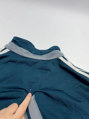 Adidas Vintage Navy Blue & Grey Track Jacket (Men’s L)