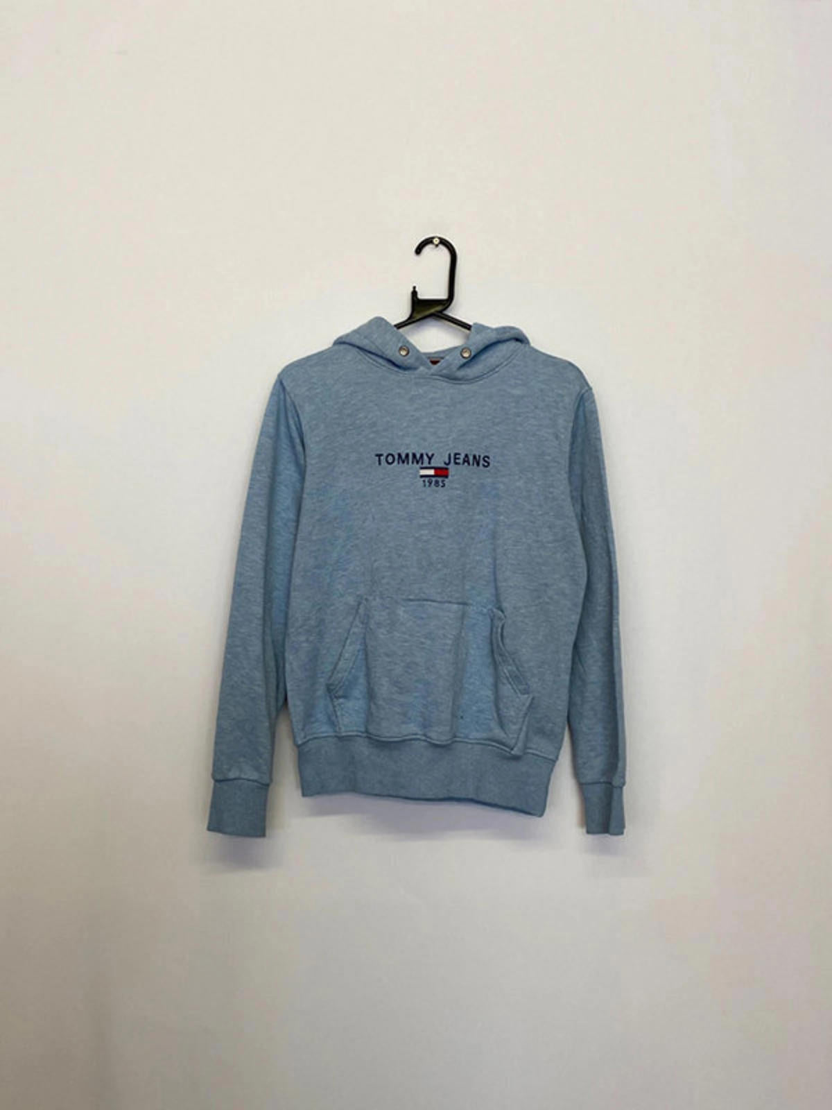 Tommy Jeans Logo Hoodie – Light Blue – Size L