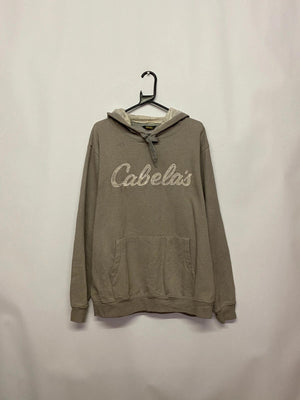 Cabela’s Taupe Embroidered Logo Hoodi