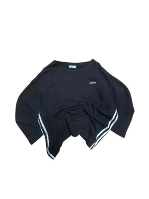 90s Black Adidas Sweater Men's XL