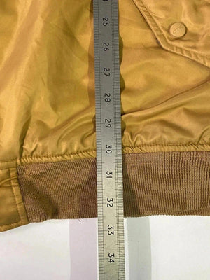 Men's Classic Bomber Jacket in Mustard Yellow