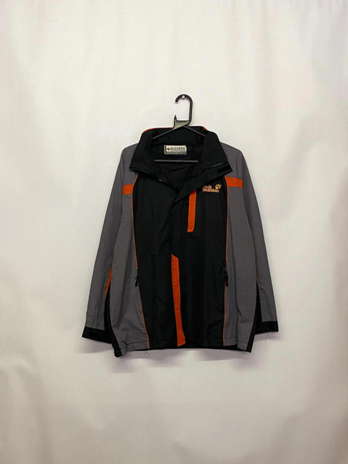 Success Sportswear Black & Grey Outdoor Jacket with Hood