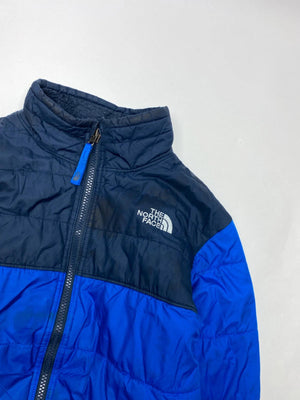 The North Face Blue & Black Puffer Jacket