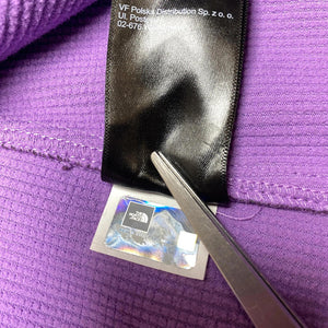 Purple The North Face Fleece Jacket Women's Large