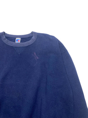 Vintage Navy Russell Athletic Blank Sweatshirt Men's XXL
