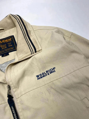 Woolrich John Rich & Bros Beige Zip Jacket | Lightweight | XL