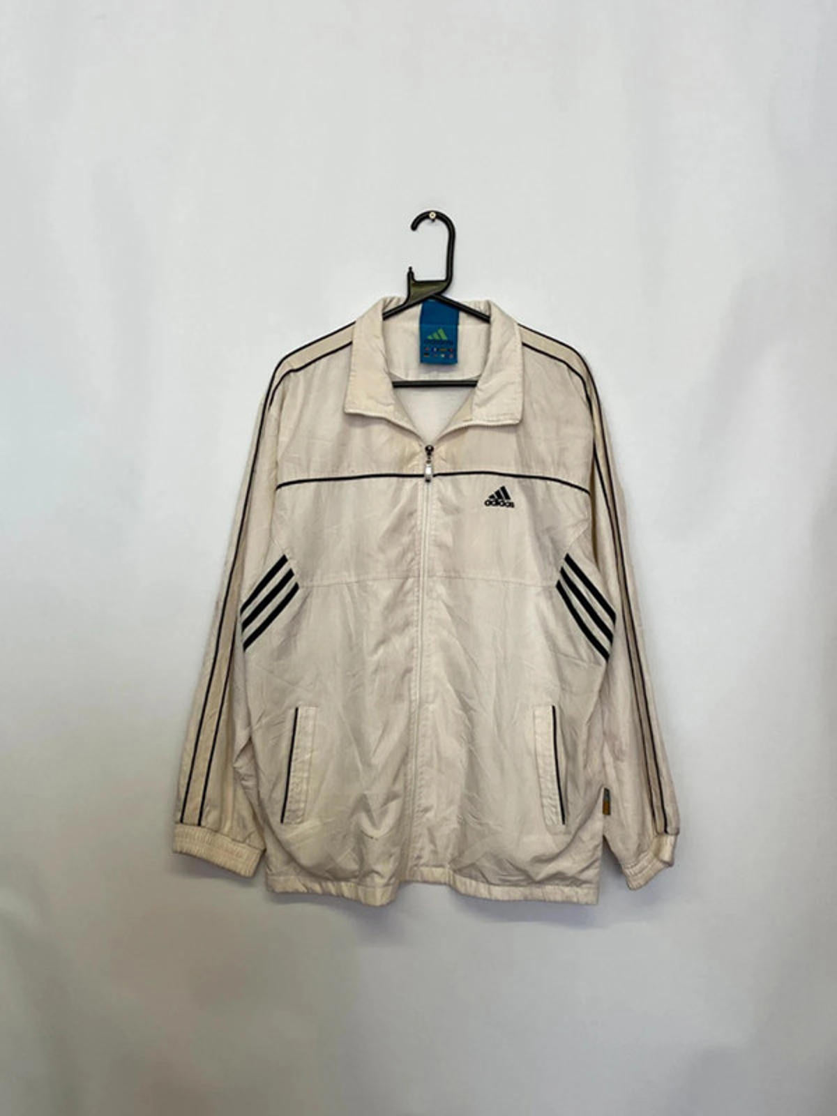 Vintage Adidas Equipment Cream Track Jacket – Men’s L/XL