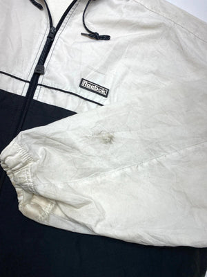 Reebok Vintage Two-Tone Hooded Windbreaker Jacket (Men’s XL/2XL)