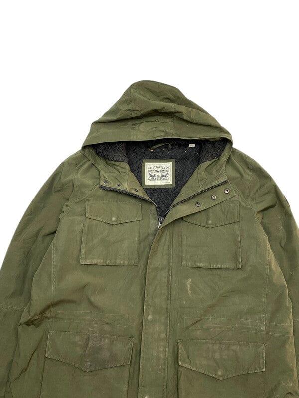 Dark Green Levi's Workwear Jacket Men's XXL Northern Pole Vintage Wholesale 