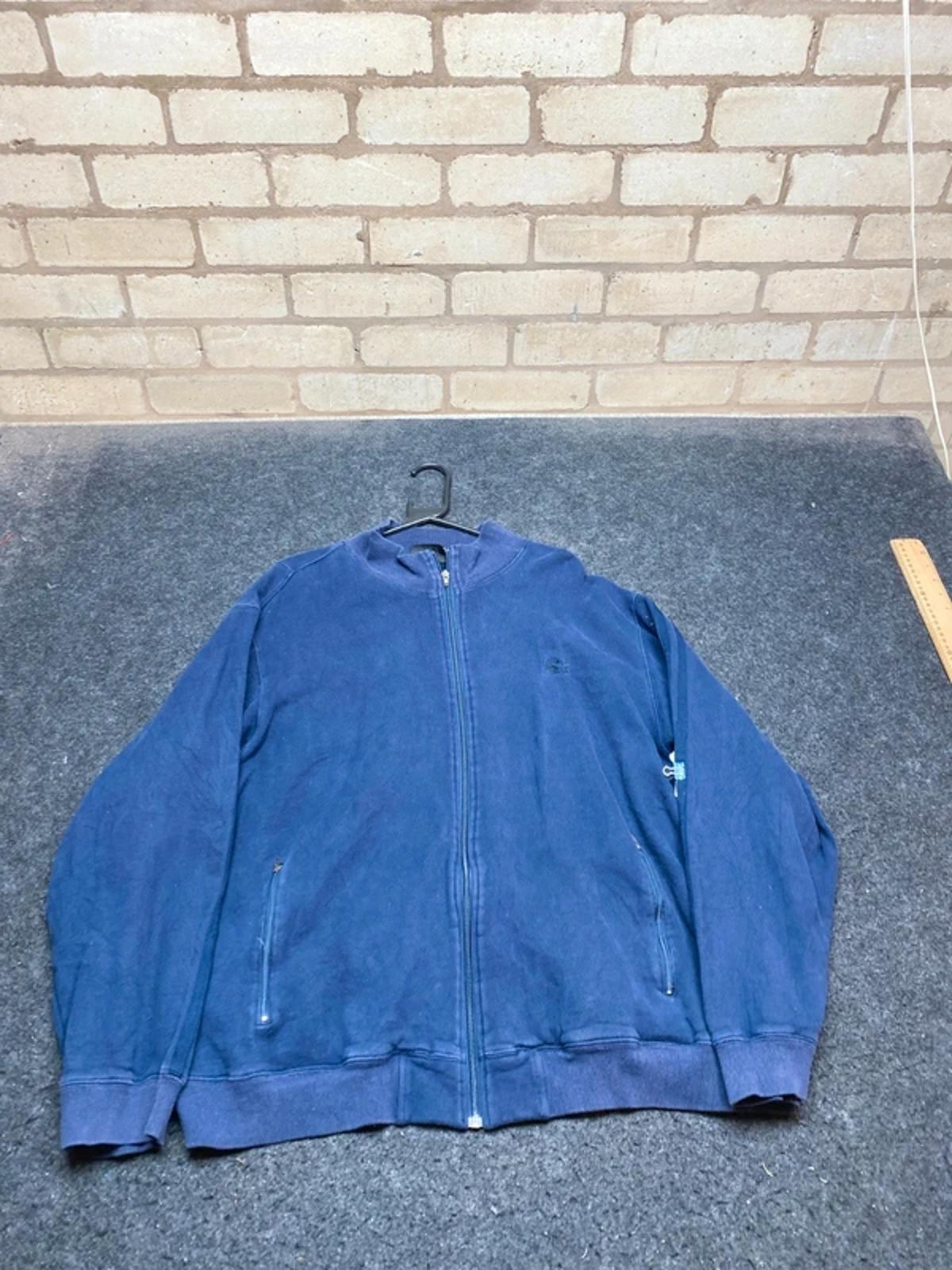 Starter Vintage Zip Up Sweatshirt Navy Blue Track Jacket Men’s XL