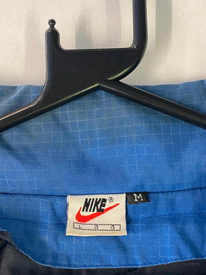 Vintage Nike Windbreaker Jacket Navy Blue/Blue – Size M