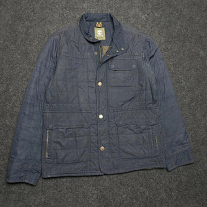 Navy Timberland Quilted Jacket Men's Medium
