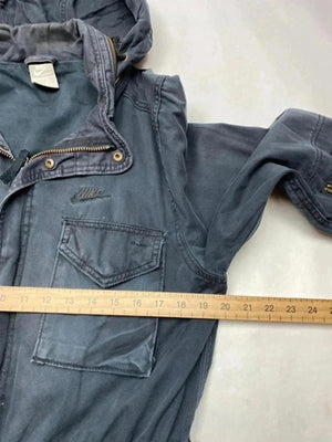 Nike Sportswear Hooded Field Jacket Blue Vintage Style