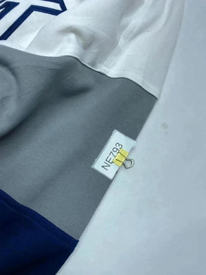 Vintage Nike White Zip Up Track Jacket Spell Out Logo